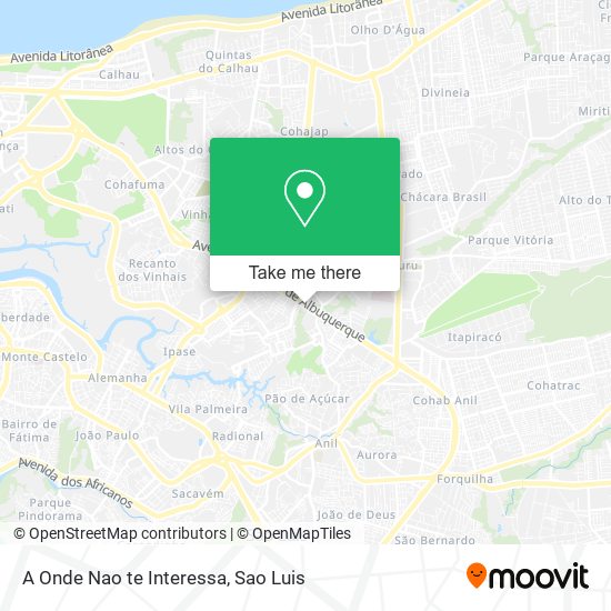 A Onde Nao te Interessa map