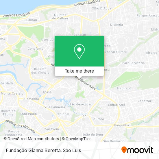 Fundação Gianna Beretta map