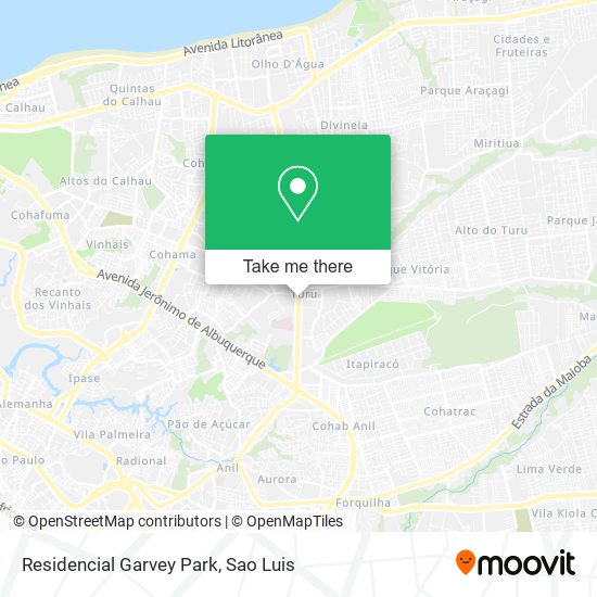 Residencial Garvey Park map