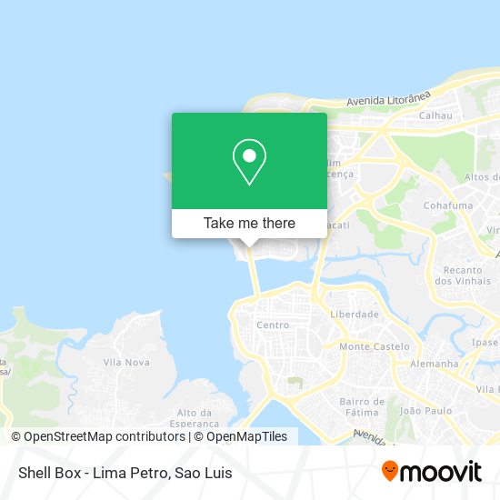 Shell Box - Lima Petro map