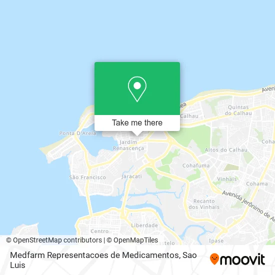 Medfarm Representacoes de Medicamentos map