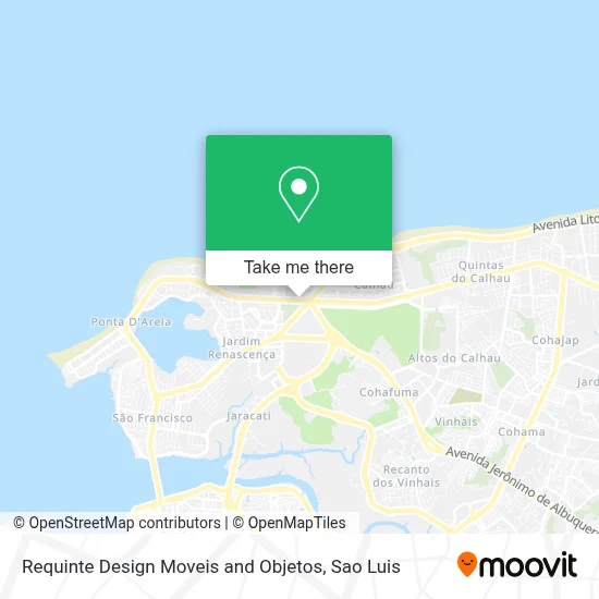Requinte Design Moveis and Objetos map