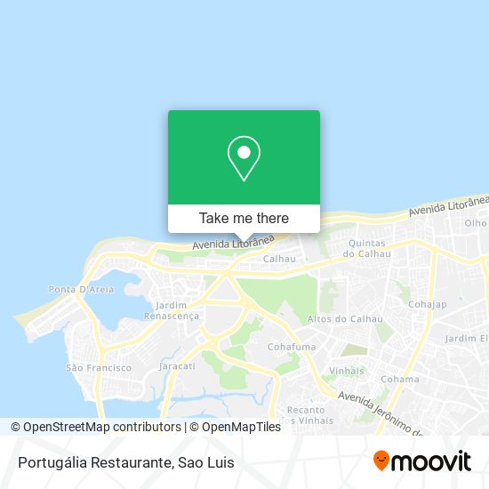 Portugália Restaurante map