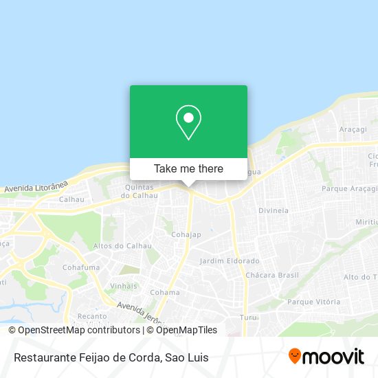 Restaurante Feijao de Corda map