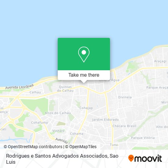 Rodrigues e Santos Advogados Associados map