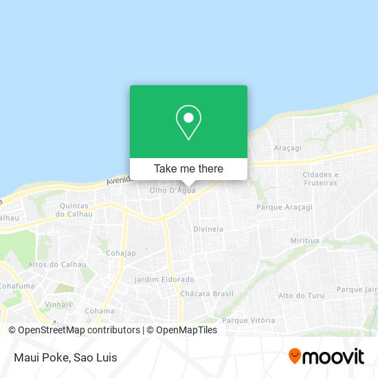 Maui Poke map