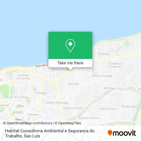 Habitat Consultoria Ambiental e Seguranca do Trabalho map