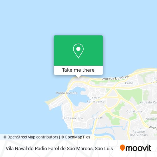 Vila Naval do Radio Farol de São Marcos map