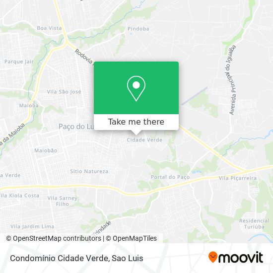 Condomínio Cidade Verde map