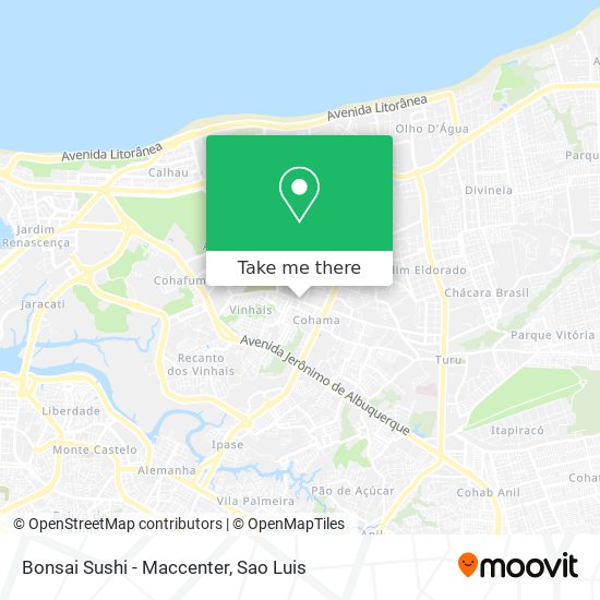 Bonsai Sushi - Maccenter map