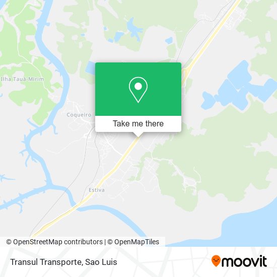 Transul Transporte map