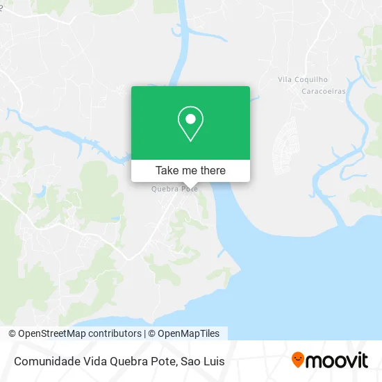 Comunidade Vida Quebra Pote map