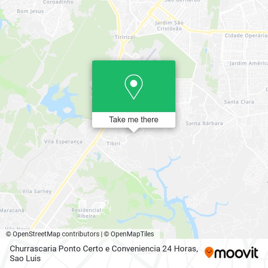 Churrascaria Ponto Certo e Conveniencia 24 Horas map