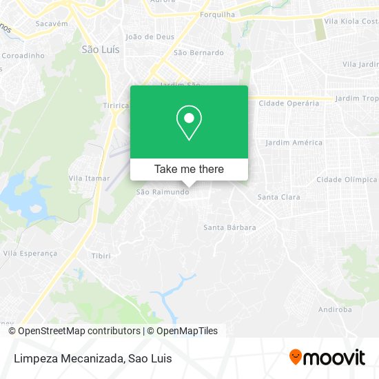 Limpeza Mecanizada map