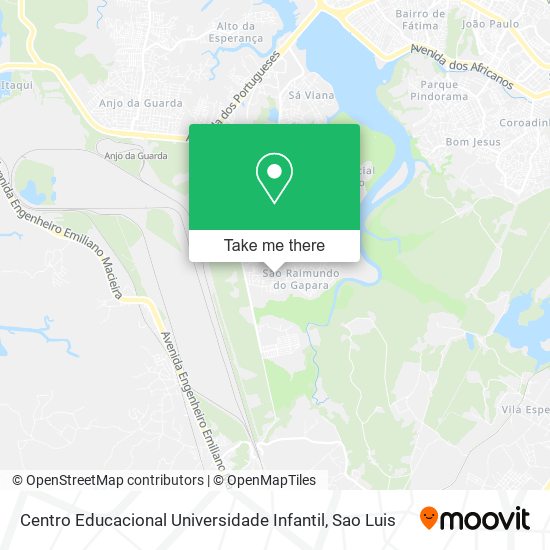 Centro Educacional Universidade Infantil map