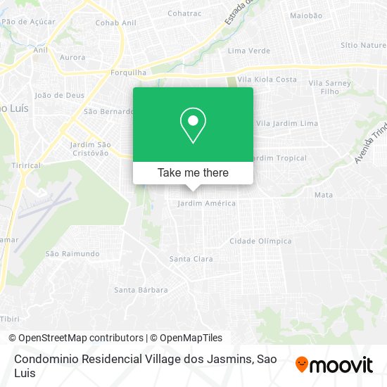 Condominio Residencial Village dos Jasmins map