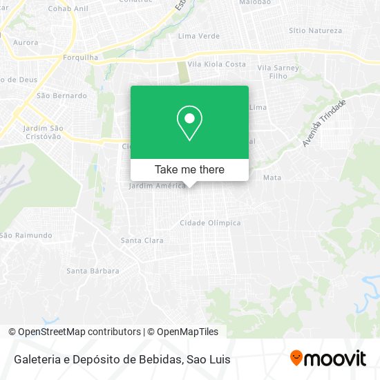 Galeteria e Depósito de Bebidas map