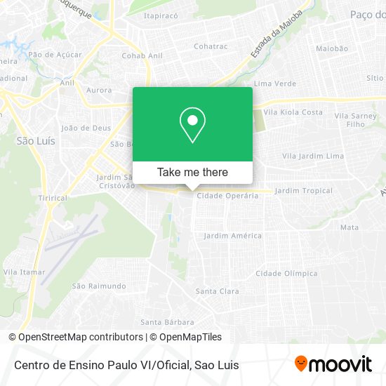 Centro de Ensino Paulo VI / Oficial map