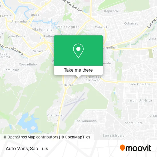 Auto Vans map