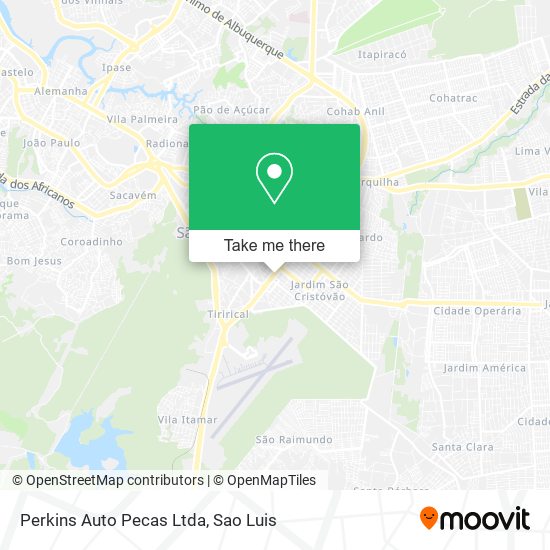 Perkins Auto Pecas Ltda map