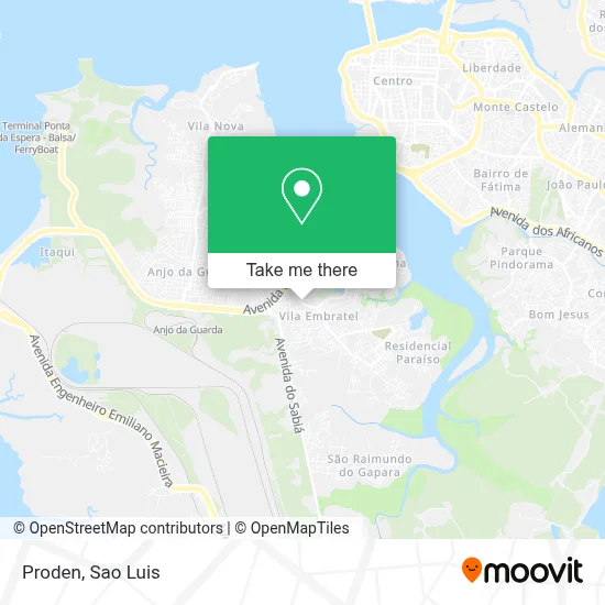 Proden map