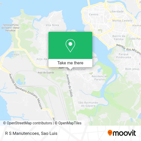 R S Manutencoes map