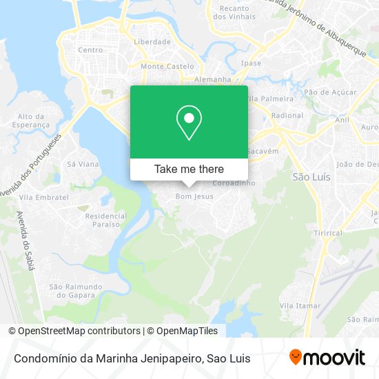 Mapa Condomínio da Marinha Jenipapeiro