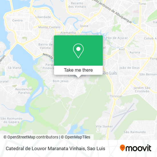 Catedral de Louvor Maranata Vinhais map