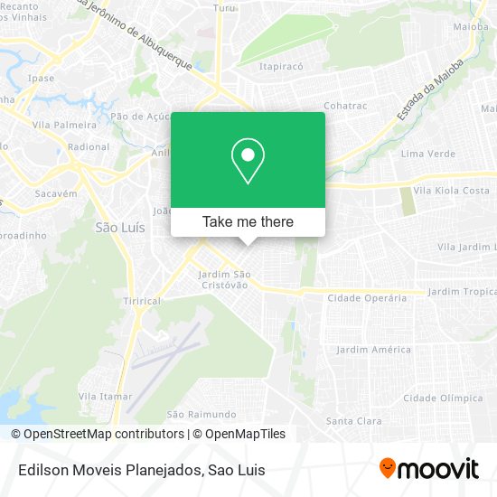 Mapa Edilson Moveis Planejados