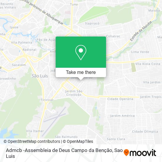 Admcb -Assembleia de Deus Campo da Benção map