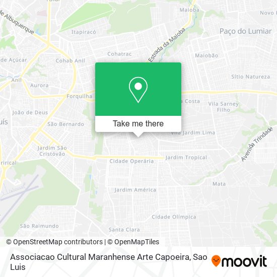 Associacao Cultural Maranhense Arte Capoeira map