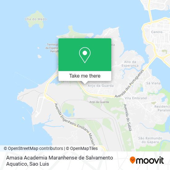 Amasa Academia Maranhense de Salvamento Aquatico map