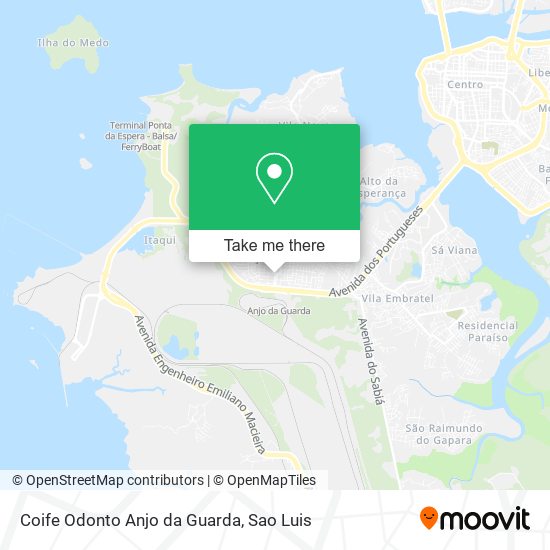 Coife Odonto Anjo da Guarda map