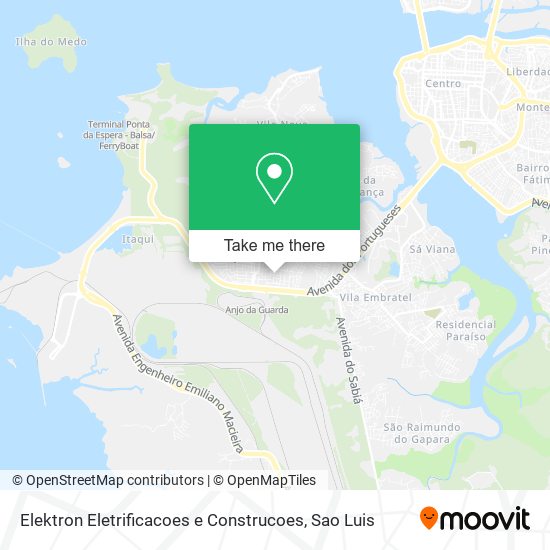 Elektron Eletrificacoes e Construcoes map