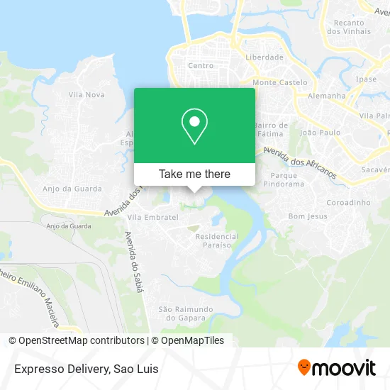 Expresso Delivery map