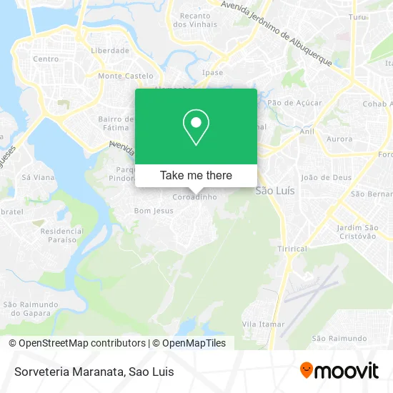 Sorveteria Maranata map