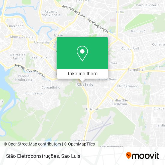 Sião Eletroconstruções map