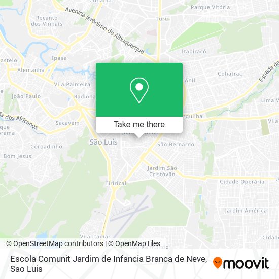 Escola Comunit Jardim de Infancia Branca de Neve map