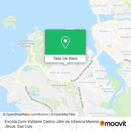Escola Com Valdenir Castro Jdm de Infancia Menino Jesus map