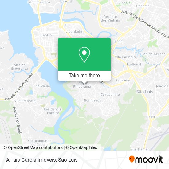 Arrais Garcia Imoveis map