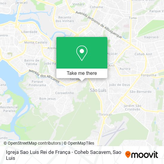 Igreja Sao Luis Rei de França - Coheb Sacavem map