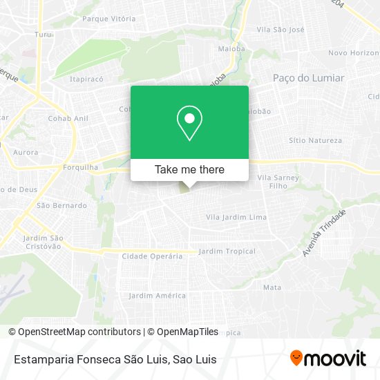 Estamparia Fonseca São Luis map