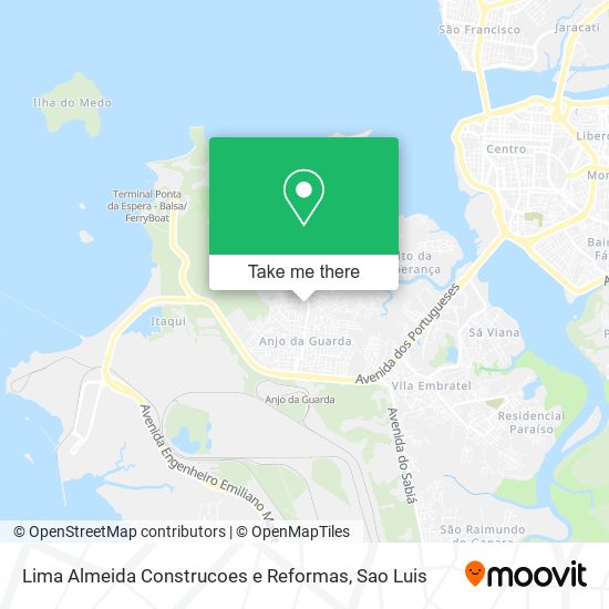 Lima Almeida Construcoes e Reformas map