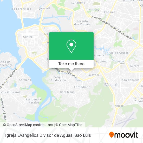 Igreja Evangelica Divisor de Aguas map