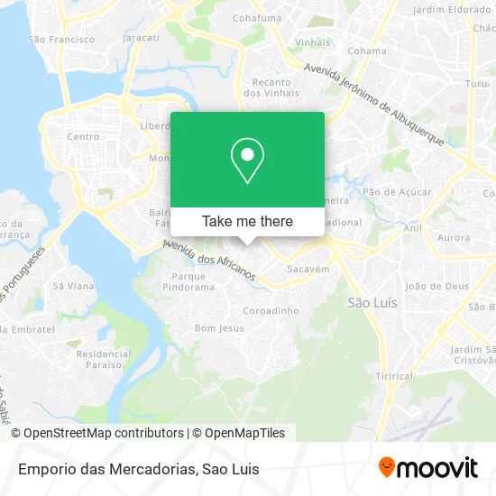 Emporio das Mercadorias map