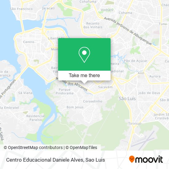 Centro Educacional Daniele Alves map