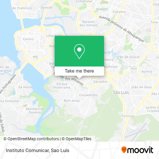 Instituto Comunicar map