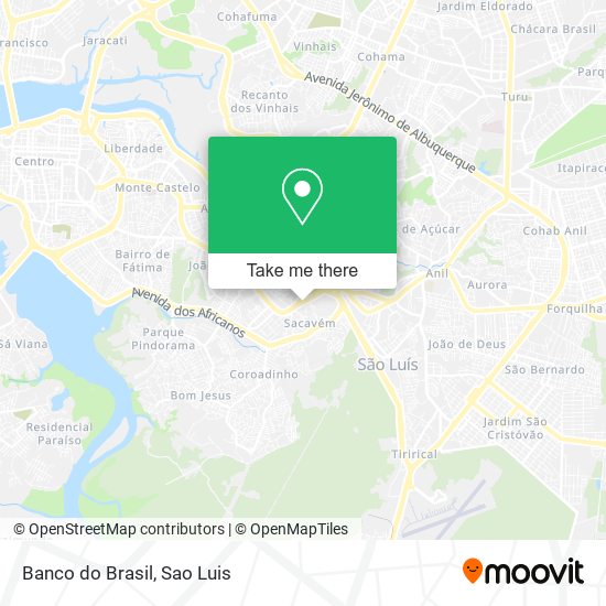 Banco do Brasil map