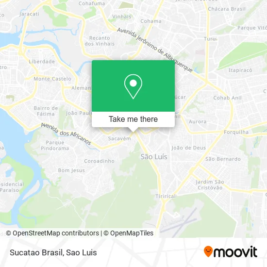 Sucatao Brasil map
