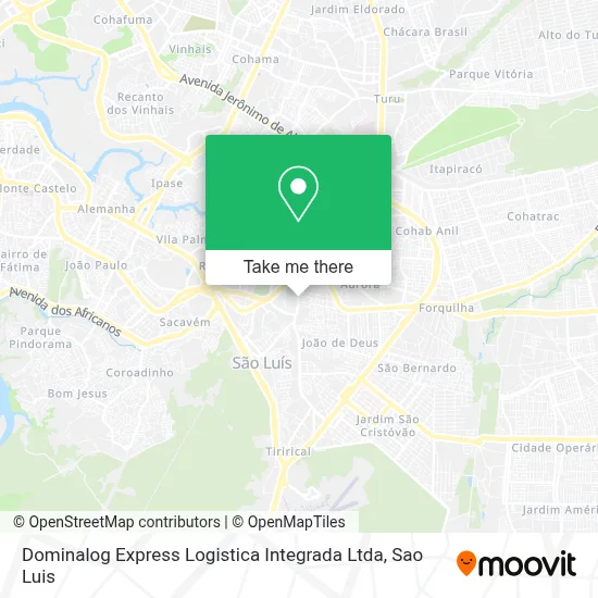 Dominalog Express Logistica Integrada Ltda map